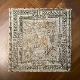Mosaic Villelaure Grekiska Etruscan Roman Kakelplatta