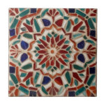 Mosaic vintage Red grönt dekorative Kakelplatta<br><div class="desc">Mosaik vintage röd grönt dekorativ keramisk platta</div>