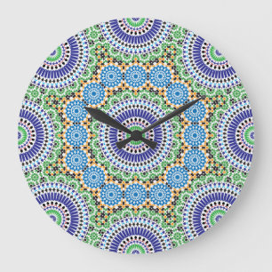 Mosaic Wall Clock Stor Klocka