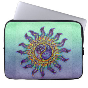 Mosaic Yin Yang Sol Laptop Fodral