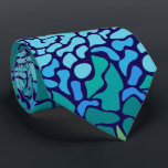 Mosaico Marino Slips<br><div class="desc">Patrón en forma de mosaico inspirado en el fondo marino. Corales geométricos en una bonita corbata, que dará a tu look un aire marino, fresco y elegante.</div>
