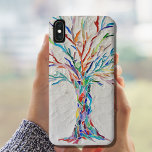 Mosaik<br><div class="desc">Den här unika telefonväskan har ett mosaiskt träd i regnbåge färg på blekens grått-bakgrund. Eftersom vi skapar vår egen teckning kommer du inte att hitta just den här bilden från andra designers. Original Mosaic © Michele Davies</div>