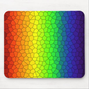 Mosaik Abstrakt Rainbow Design Musmatta