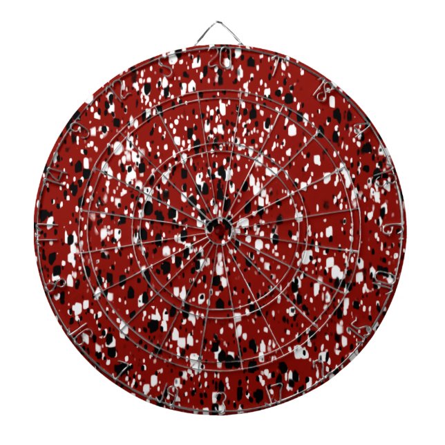 Mosaik Abstrakt Terrazzo Mönster Darttavla (Framsidan)