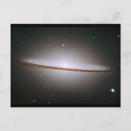 Mosaik av den majestätiska Sombrero Galaxy Vykort