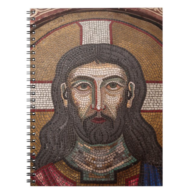Mosaik av Jesus Anteckningsbok (Framsidan)