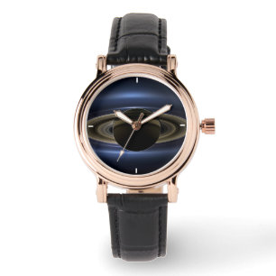 Mosaik av mättnadssystemet som bakgrundsbelysts av armbandsur