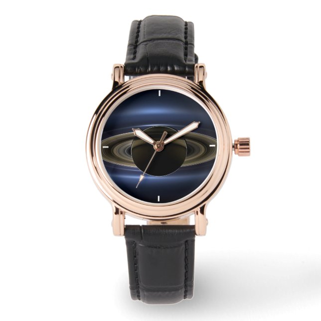 Mosaik av mättnadssystemet som bakgrundsbelysts av armbandsur (Framsida)