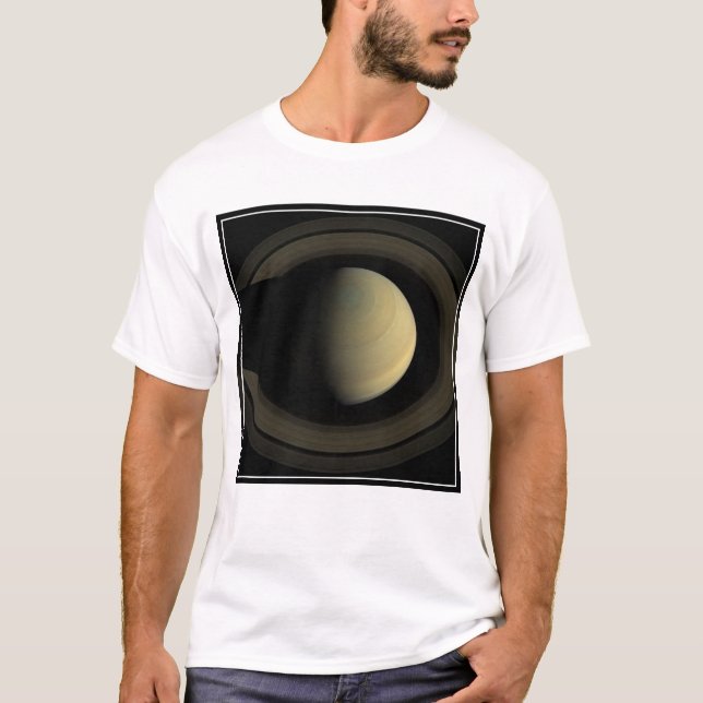 Mosaik av planetens mättnad och dess viktigaste Ri T Shirt (Framsida)