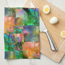 Mosaik av rött struktur med lövningsillusion