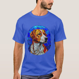 Mosaik Beagle Hund Porträtt För Husdjursälskare 🐶 T Shirt