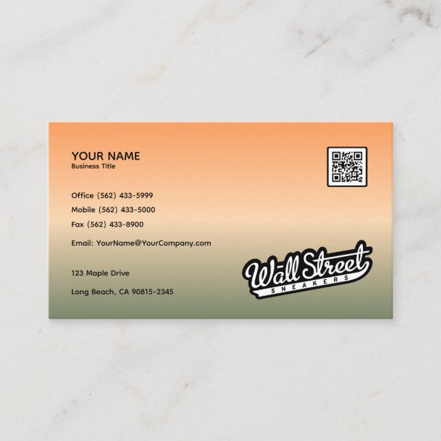 Mosaik-block - Affärskortets utformning Visitkort (Framsida)