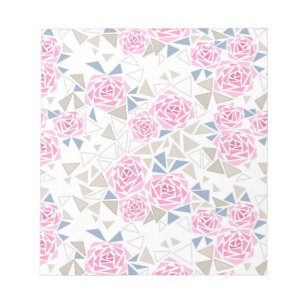 Mosaik, blommor anteckningsblock