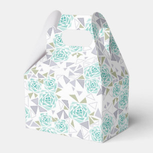 Mosaik, blommor presentaskar