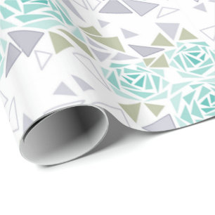 Mosaik, blommor presentpapper