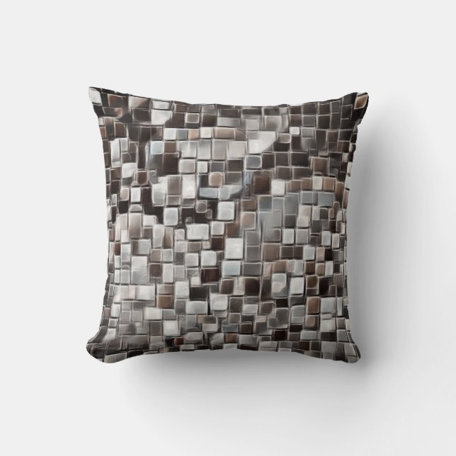 Mosaik Bubble Art / Fog / Kudde (Framsida)