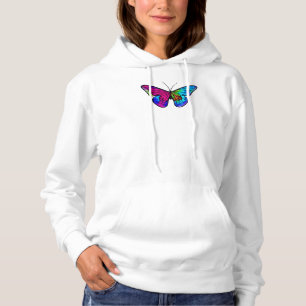 Mosaik butterflay nedfläckad glass stil t shirt