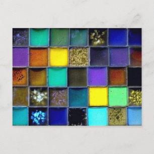 Mosaik Ceramic Tile Blank-vykort Anpassa Vykort