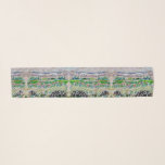 Mosaik Countryside Grönt Grått Sjal<br><div class="desc">Den här attraktiva mosaikslingan med flippon är en utskrift av en av mina ursprungliga mosaiker. Jag inspirerades av blommor från vild som växte i ett fält med en gammal stenvägg, träd och backe i avstånd och moln i himlar. Mönster är i mjuka skuggor med skarpa accenter, gröntar och ett djupt...</div>