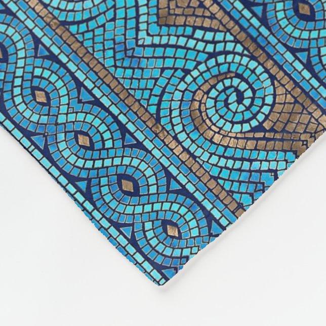 Mosaik Design Fleecefilt (Hörn)