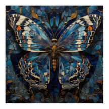 Mosaik Flutter - 3D Butterfly Modern Art