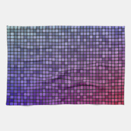 Mosaik för diskofeberPIXEL Kökshandduk