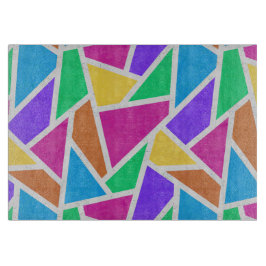 Mosaik för färg med ljus regnbåge