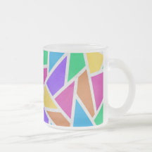 Mosaik för färg med ljus regnbåge