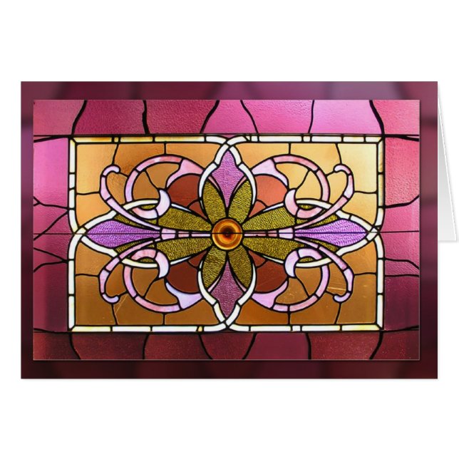 Mosaik Hälsningskort (Framsidan Horizontal)