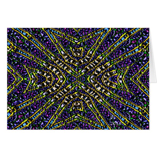 MOSAIK HÄLSNINGSKORT (Framsidan Horizontal)