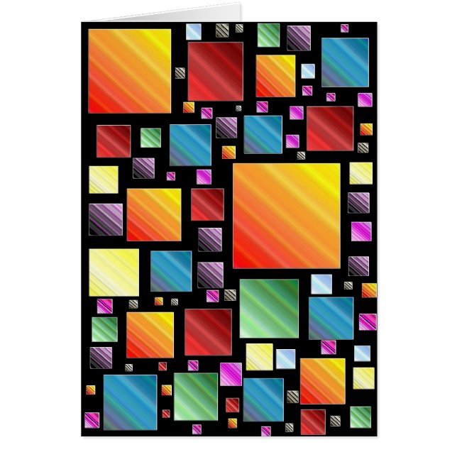 Mosaik Hälsningskort (Framsidan)