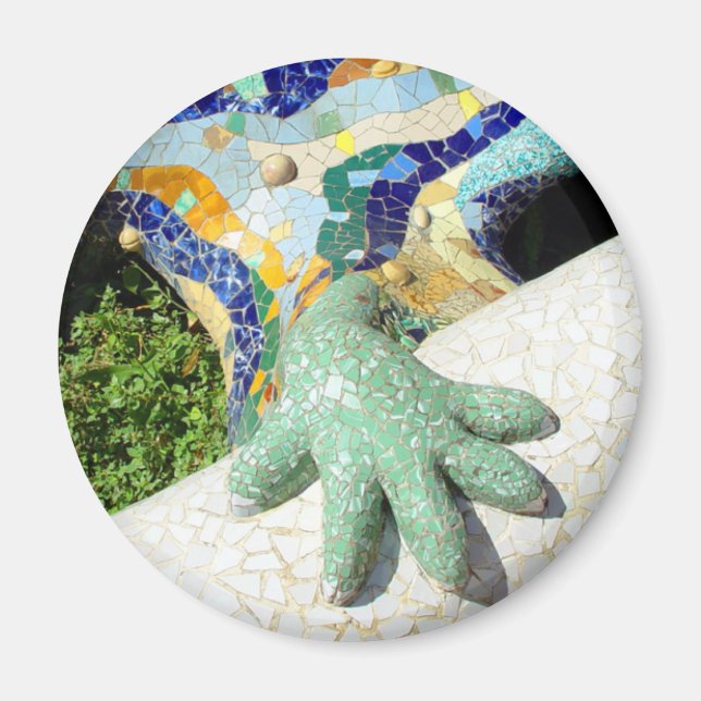 Mosaik hand - Coola magnet (Framsidan)