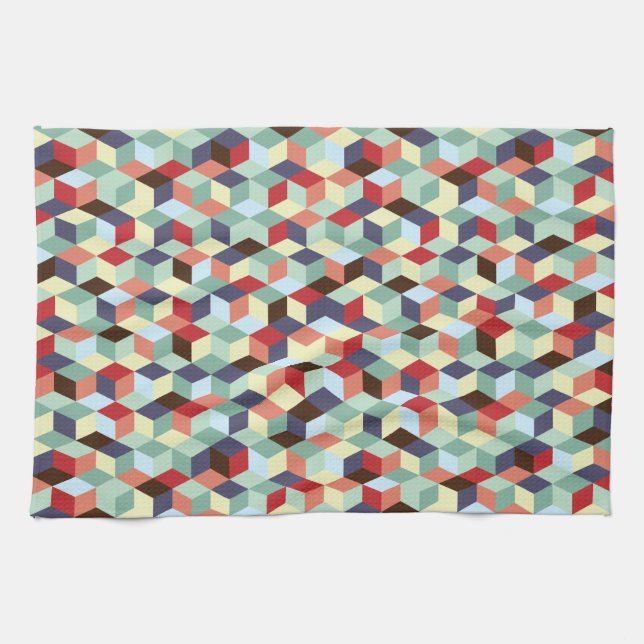 Mosaik, handduk kökshandduk (Horisontell)