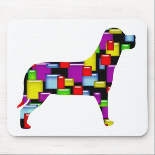mosaik hund musmatta