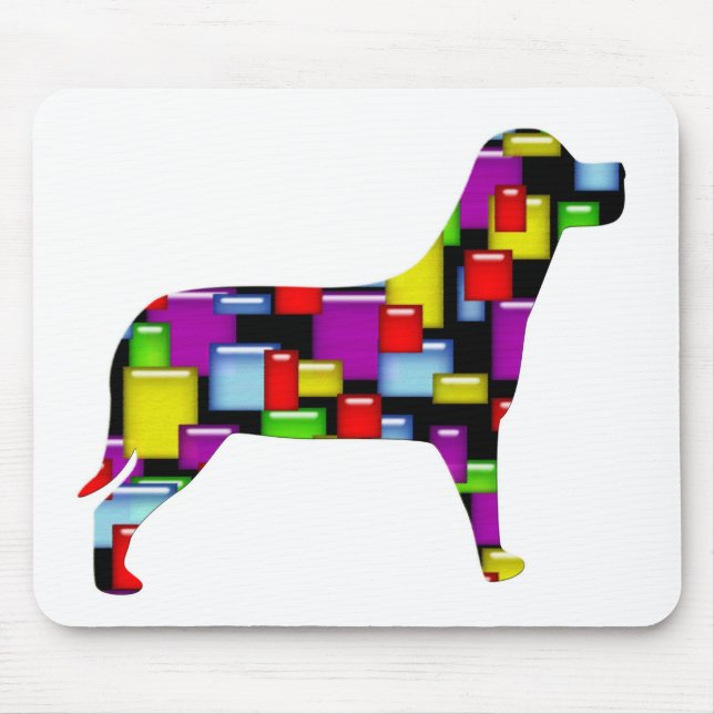 mosaik hund musmatta (Framsidan)