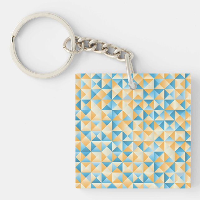 Mosaik i blått och orange (Framsidan)