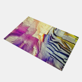 Mosaik i struktur i rosa gult och mjuk sågad