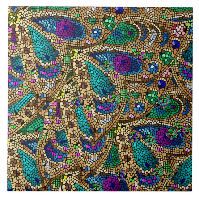 Mosaik Kakelplatta (Framsidan)