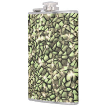 Mosaik lagrar i rått grönt sepia och gnistra