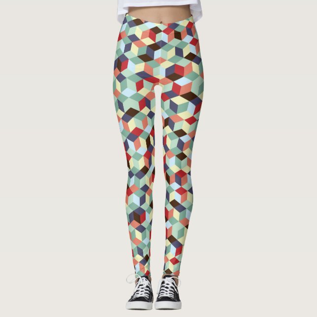 Mosaik Leggings (Framsida)