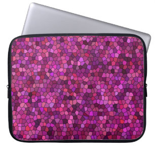 Mosaik Lilas Rosa Laptop Fodral