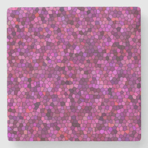 Mosaik Lilas Rosa Stenunderlägg