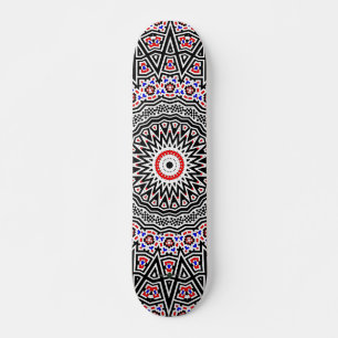 Mosaik Mandala Mini Skateboard Bräda 18,5 Cm