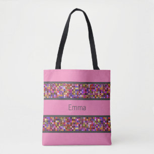 Mosaik och Rosa Tygkasse