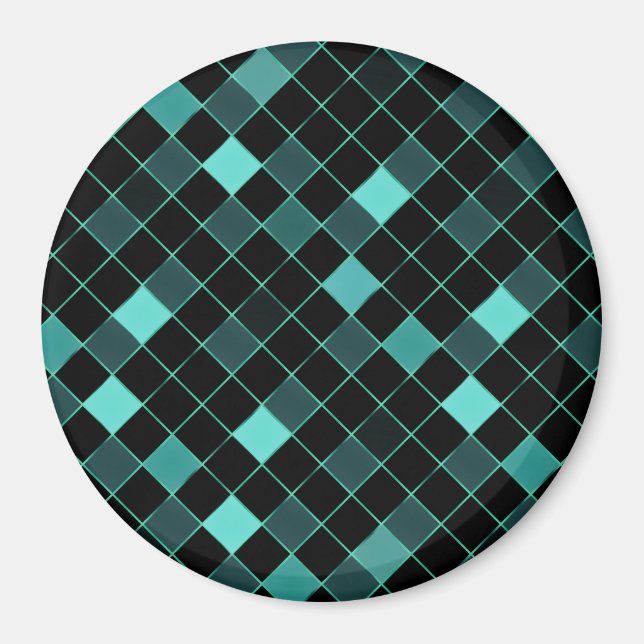 Mosaik på glas 7 magnet (Framsidan)