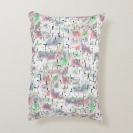 Mosaik papper i mjukt till ogenomskinligt färg och prydnadskudde