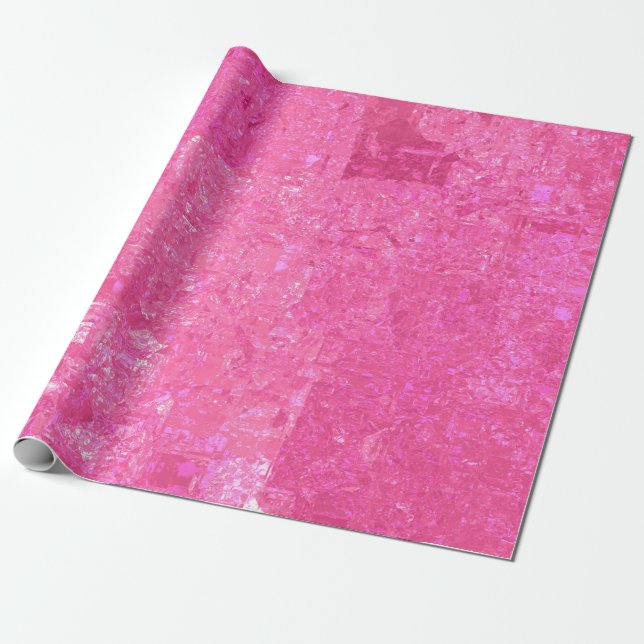 Mosaik-rosa med abstrakt med glans presentpapper (Utrullad)