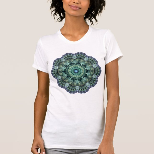 Mosaik rund dekoration t shirt (Framsida)