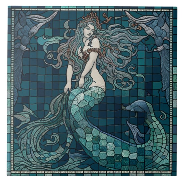 Mosaik Siren Keramisk Kakel (Framsidan)