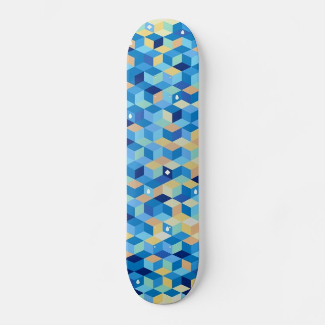 Mosaik, skridskor skateboard bräda 19,5 cm (Framsida)